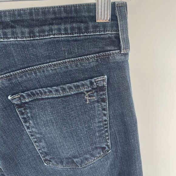 David Kahn Women's Taper Leg Jeans Mid Rise Denim 5 Pocket Indigo Size 26 - Picture 10 of 13